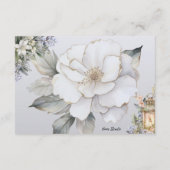 エレガンス空白のレシピカード エンクロージャーカード (裏面)