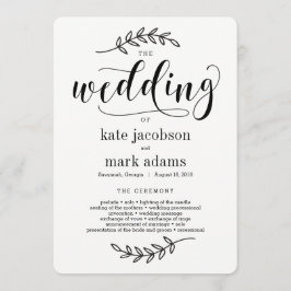 エレガンス素朴の式結婚プログラム プログラム