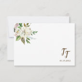 エレガンス素朴ウィッシングウェルカード 招待状 (裏面)