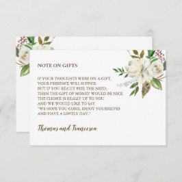 エレガンス素朴ウィッシングウェルカード 招待状