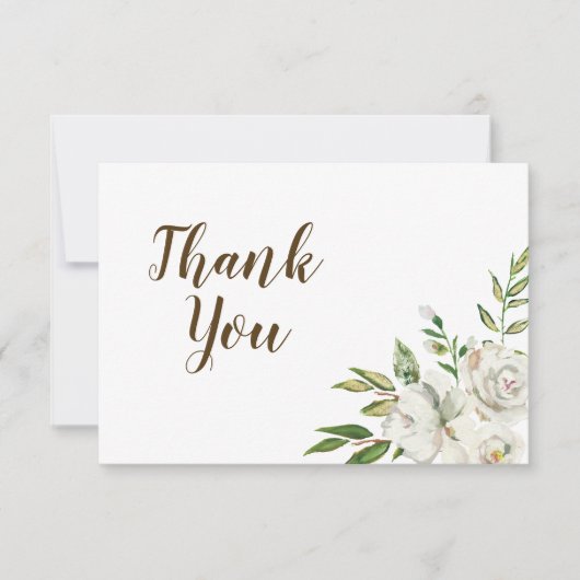 エレガンス素朴サンキューカード サンキューカード (正面)