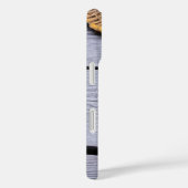 エレガンス素朴バーンウッドバーラップネームアンドモノグラム Case-Mate iPhoneケース (裏面 / 右)