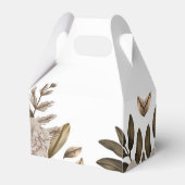 エレガンス素朴フローラ結婚式の引き出物ボックス フェイバーボックス (裏面サイド)