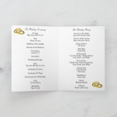 エレガンス素朴ホワイトローズプログラムカード プログラム (内部)