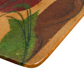 エレガンス素朴幾何学秋抽象芸術 カッティングボード (角)