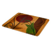 エレガンス素朴幾何学秋抽象芸術 カッティングボード (角)