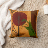 エレガンス素朴幾何学秋抽象芸術 クッション (ブランケット)