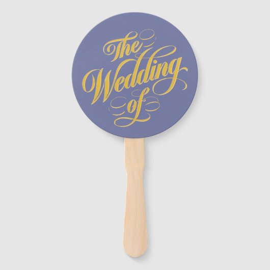 エレガンス結婚ズ:ブルーベリーとサンシャイン ハンドファン (正面)