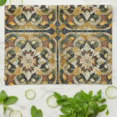 エレガンス自然モザイク キッチンタオル (折り畳み)