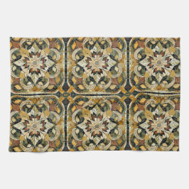 エレガンス自然モザイク キッチンタオル