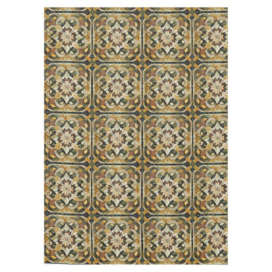 エレガンス自然モザイク テーブルクロス (正面)