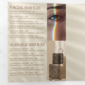 エレガンス自然ロゴ美しい、スパ錆パンフレット 三つ折りカード (内部最初)