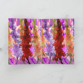 エレガンス開花の葵誕生日 カード (内部)