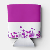 エレガンス開花パーソナライズされた:モノグラム 缶クーラー (裏面)