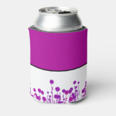 エレガンス開花パーソナライズされた:モノグラム 缶クーラー (缶裏面)