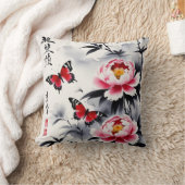 エレガンス開花:フローラとランドスケープ調和 クッション (ブランケット)