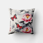 エレガンス開花:フローラとランドスケープ調和 クッション (裏面)