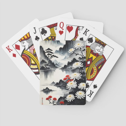 エレガンス開花:フローラとランドスケープ調和 トランプ (裏面)