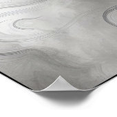 エレガンス静か抽象芸術 ポスター (角)