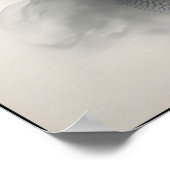 エレガンス静か抽象芸術 ポスター (角)