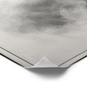 エレガンス静か抽象芸術 ポスター (角)