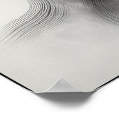 エレガンス静か抽象芸術 ポスター (角)