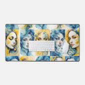 エレガンス1デスクマット デスクマット (キーボード&マウス)