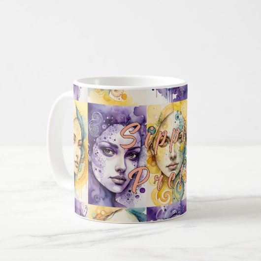 エレガンス3クラシックマグ コーヒーマグカップ (正面左)