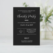 エレガンス＆クラスのチャリティーパーティー 招待状 (スタンド正面)