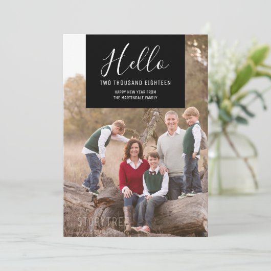 エレガンス・スクエア新年の写真カード |黒 シーズンカード (スタンド正面)