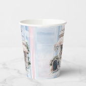 エレガンス フレンチカフェ ブライダルシャワー 紙コップ (左)