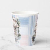 エレガンス フレンチカフェ ブライダルシャワー 紙コップ (右)