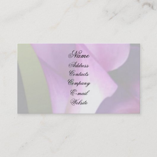 エレガンス 名刺 (正面)