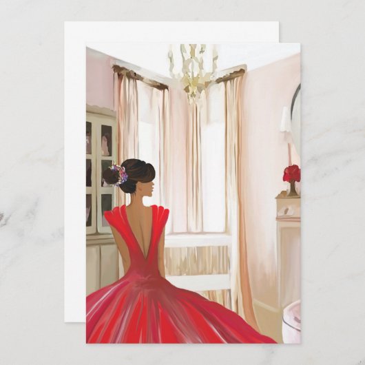 エレガンス 招待状 (正面/裏面)