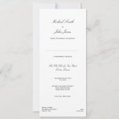 エレガンス-招待状 招待状 (裏面)