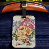 エレガンス：磁器インスパイアフローラ荷物タグ ラゲッジタグ