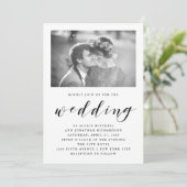 エレガンス |結婚式招待状と写真 招待状 (スタンド正面)