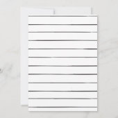 エレガンス |結婚式招待状と写真 招待状 (裏面)