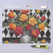 エレガンス:Harlequin DecompageのRose Boquet 薄葉紙 (クラフト)