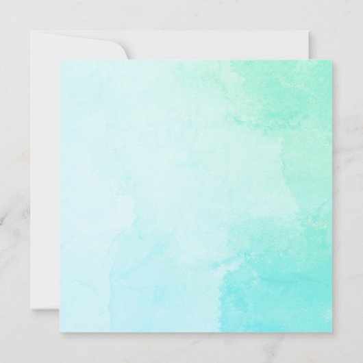 エレガンテアクアトゥルケサキンセーニャフローラ 招待状 (裏面)