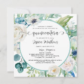 エレガンテアクアトゥルケサキンセーニャフローラ 招待状 (正面)