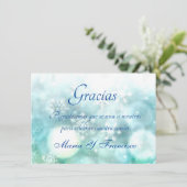 エレガンテアクアレラコポドゥニーヴタルジェタデグラシアス サンキューカード (スタンド正面)