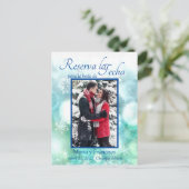 エレガンテアクアレラコポドゥニーヴレセルバラフェハ 案内ポストカード (スタンド正面)