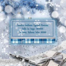 エレガンテアズールエティケタデディレクシオンナビデナ ラベル