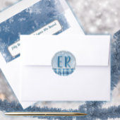 エレガンテアズールエティケタモノグラマナビデナ ラウンドシール