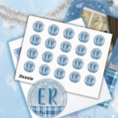 エレガンテアズールエティケタモノグラマナビデナ ラウンドシール