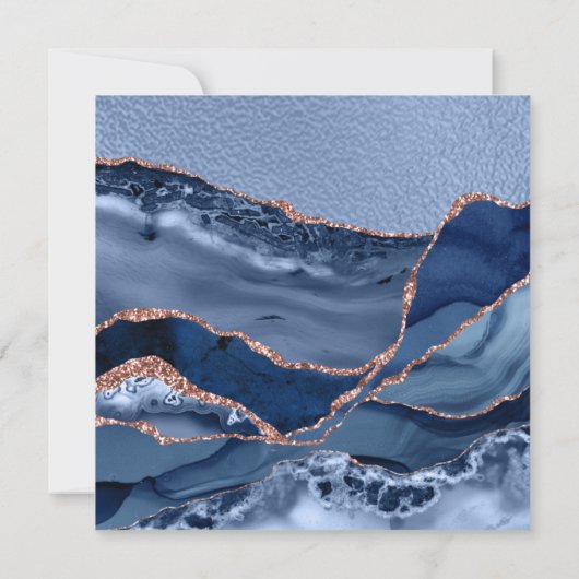 エレガンテインビタシオンデキンセアニラアズールイローザ 招待状 (裏面)