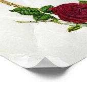 エレガンテクルスドラダロサスロハスニーニャスバウティスモ ポスター (角)