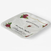 エレガンテクルスドラダロサスロハスニーニャスバウティゾ ペーパープレート (傾斜あり)