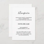 エレガンテスペインのビアンコYネグロボーダ詳細 エンクロージャーカード (正面/裏面)